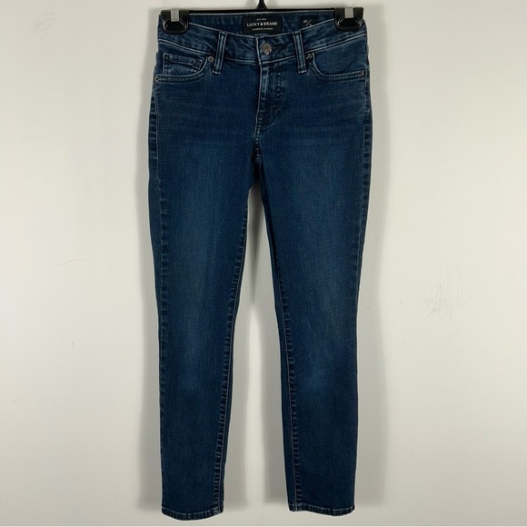 ❤️Lucky Brand Lolita super skinny Blue Skinny Jeans 00/24 - Picture 1 of 10